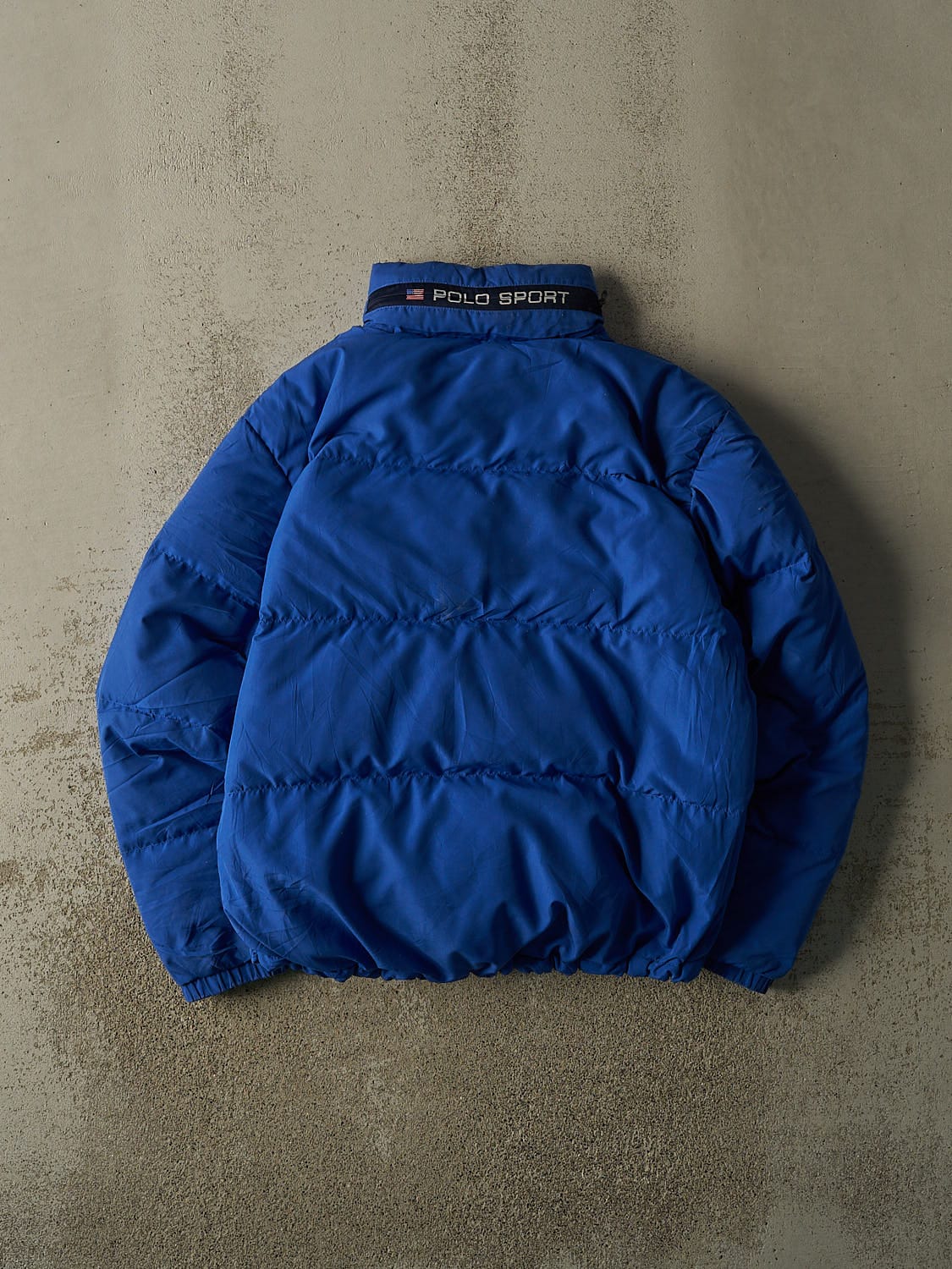 Vintage 90s Blue Polo Sport Puffer Jacket (M/L)