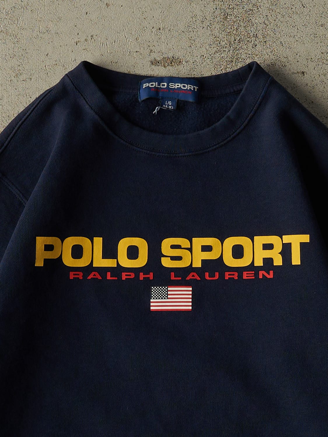 Vintage Y2K Navy Blue Polo Sport Ralph Lauren  Crewneck (XXS/XS)