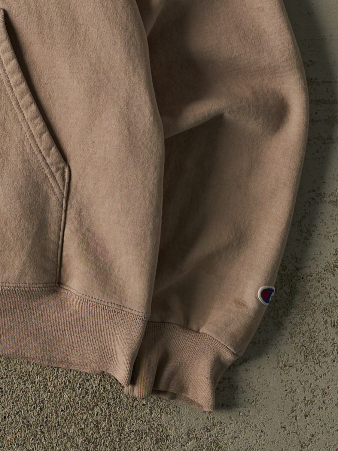 Vintage 90s Beige Champion Iowa State University Hoodie (L )