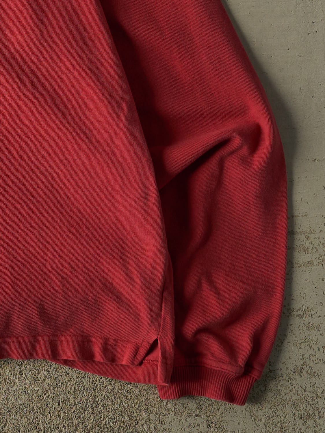 Vintage 90s Sun Faded Red Levi's Embroidered Lightweight Hoodie (XL/XXL)
