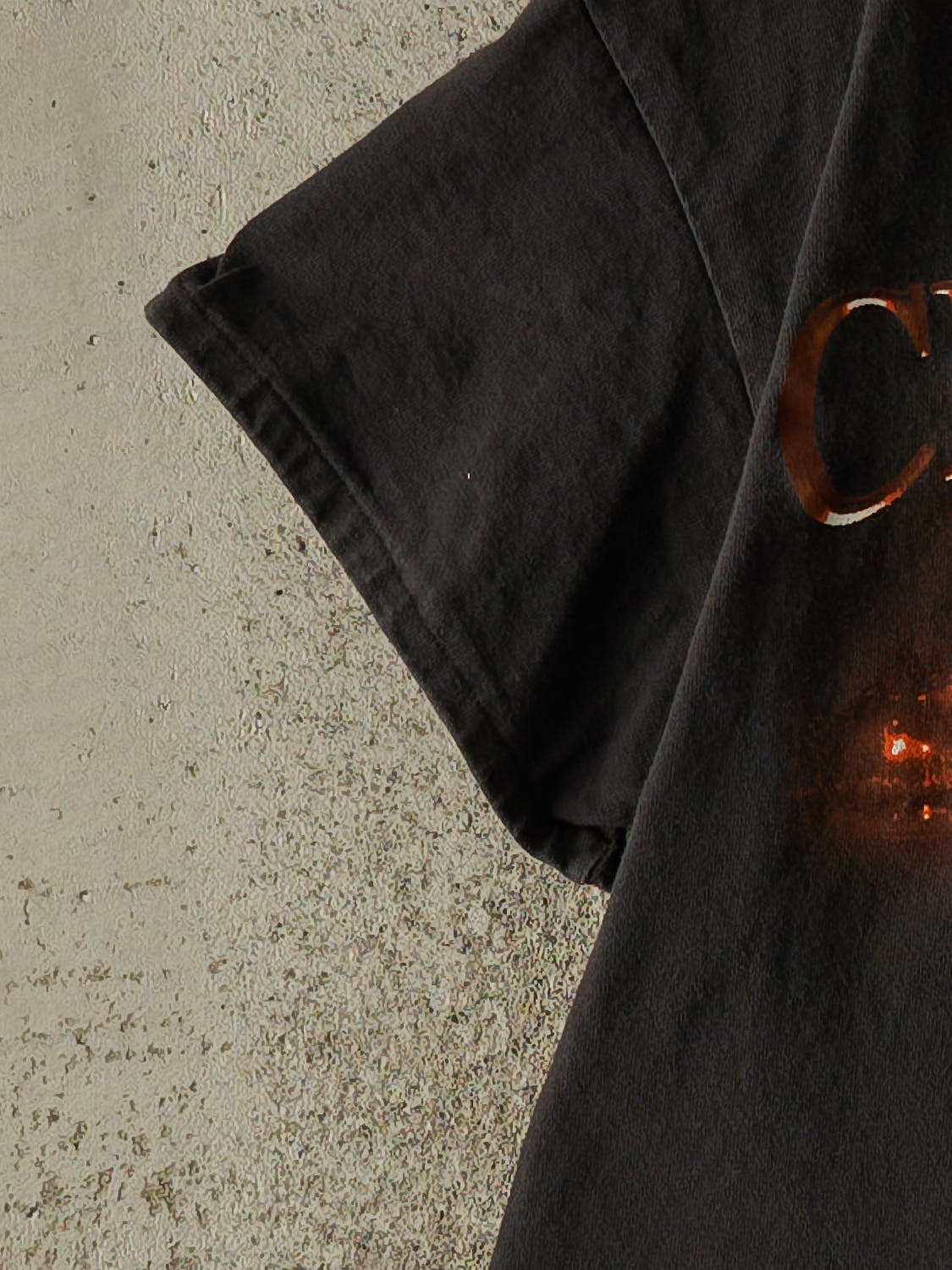 Vintage Y2K Faded Black Cleveland Tee (S)