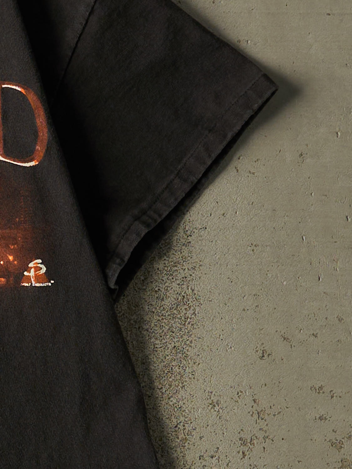 Vintage Y2K Faded Black Cleveland Tee (S)