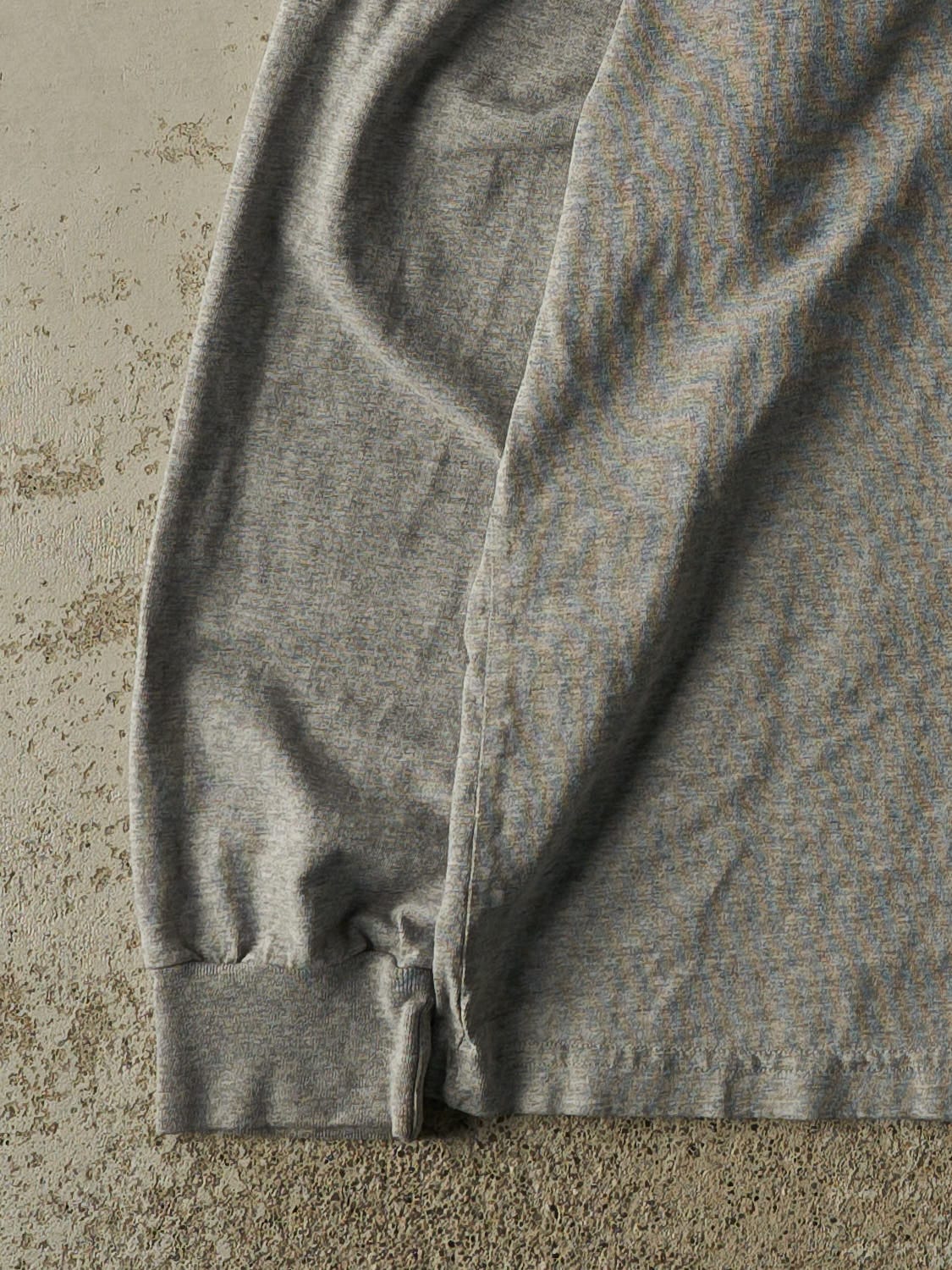 Vintage 90s Grey Adidas Long Sleeve (XL/XXL)