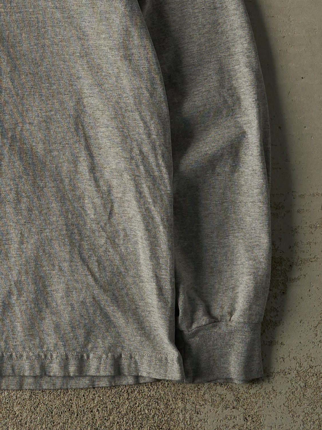 Vintage 90s Grey Adidas Long Sleeve (XL/XXL)