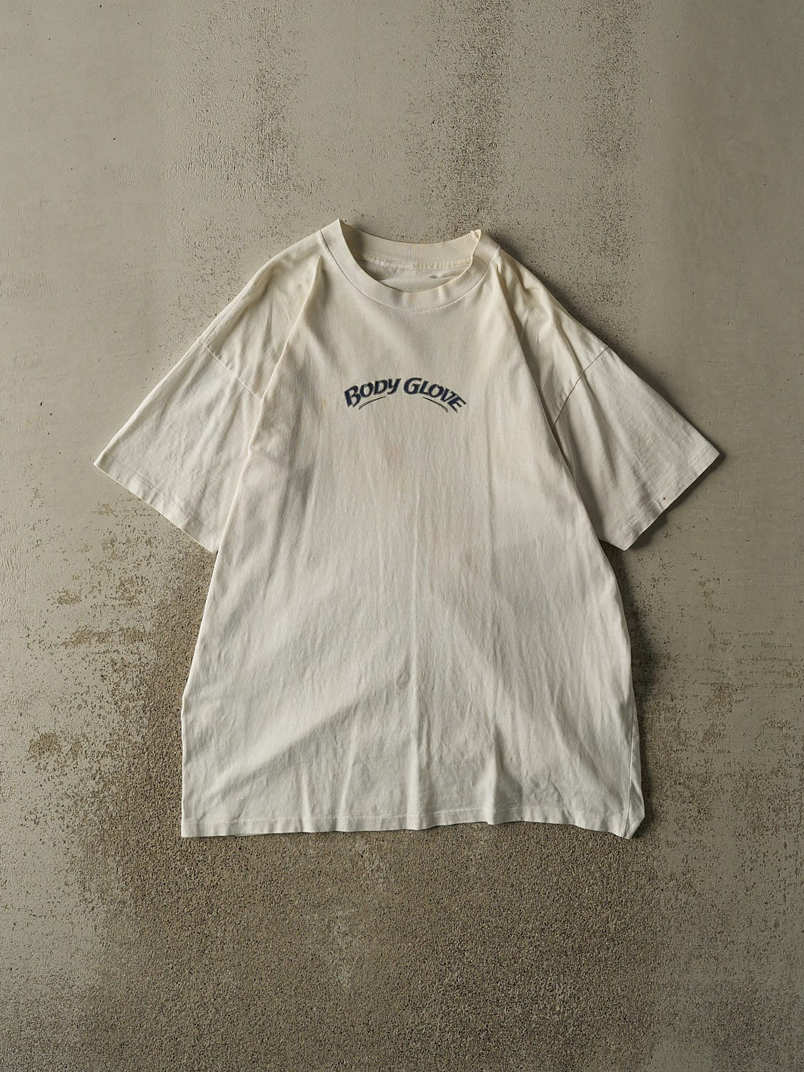 Vintage 90s White Body Glove Single Stitch Surf Tee (XL)