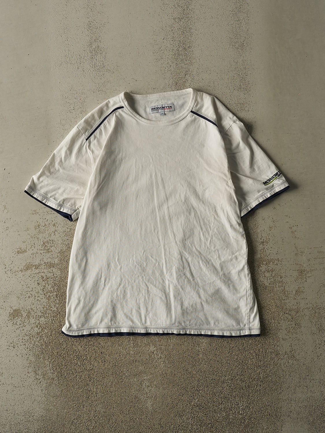 Vintage Y2K White Mondetta Sport Tee (L)
