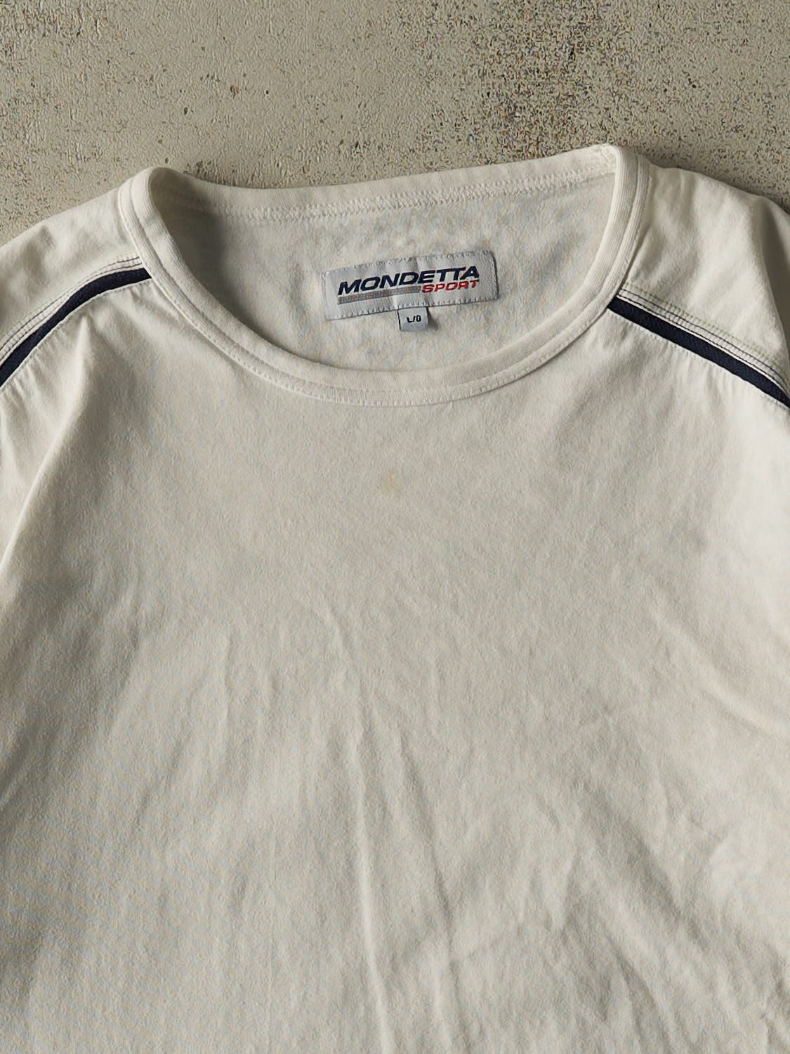 Vintage Y2K White Mondetta Sport Tee (L)