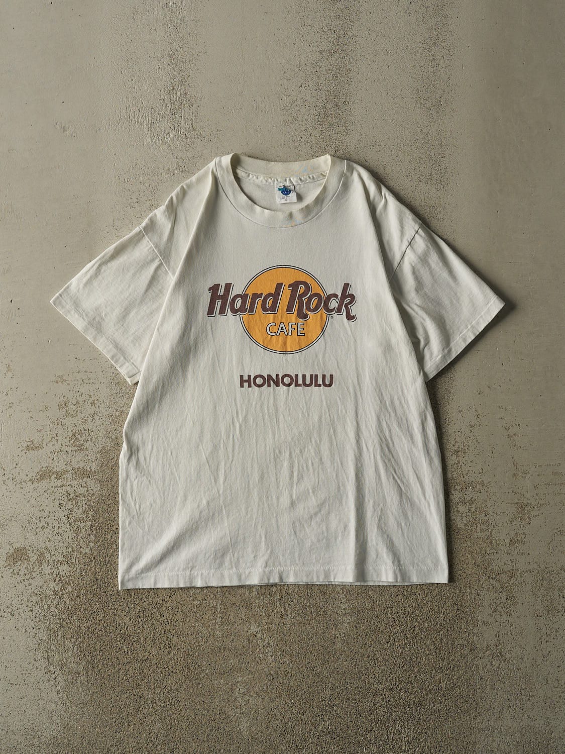 Vintage 90s White Hard Rock Cafe Honolulu Tee (L)