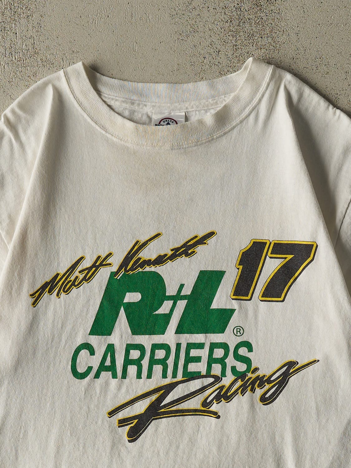 Vintage 06' White Matt Kenseth Racing Tee (S/M)