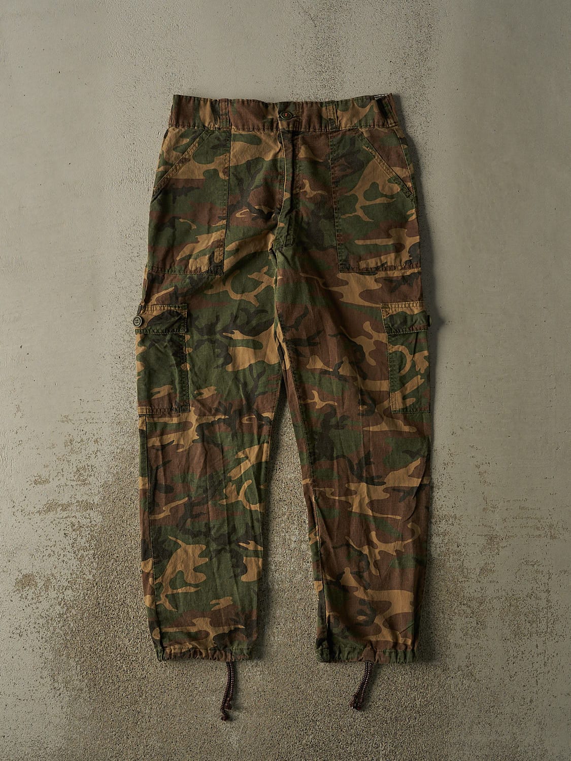Vintage 90s Camo Cargo Pants (32x30)