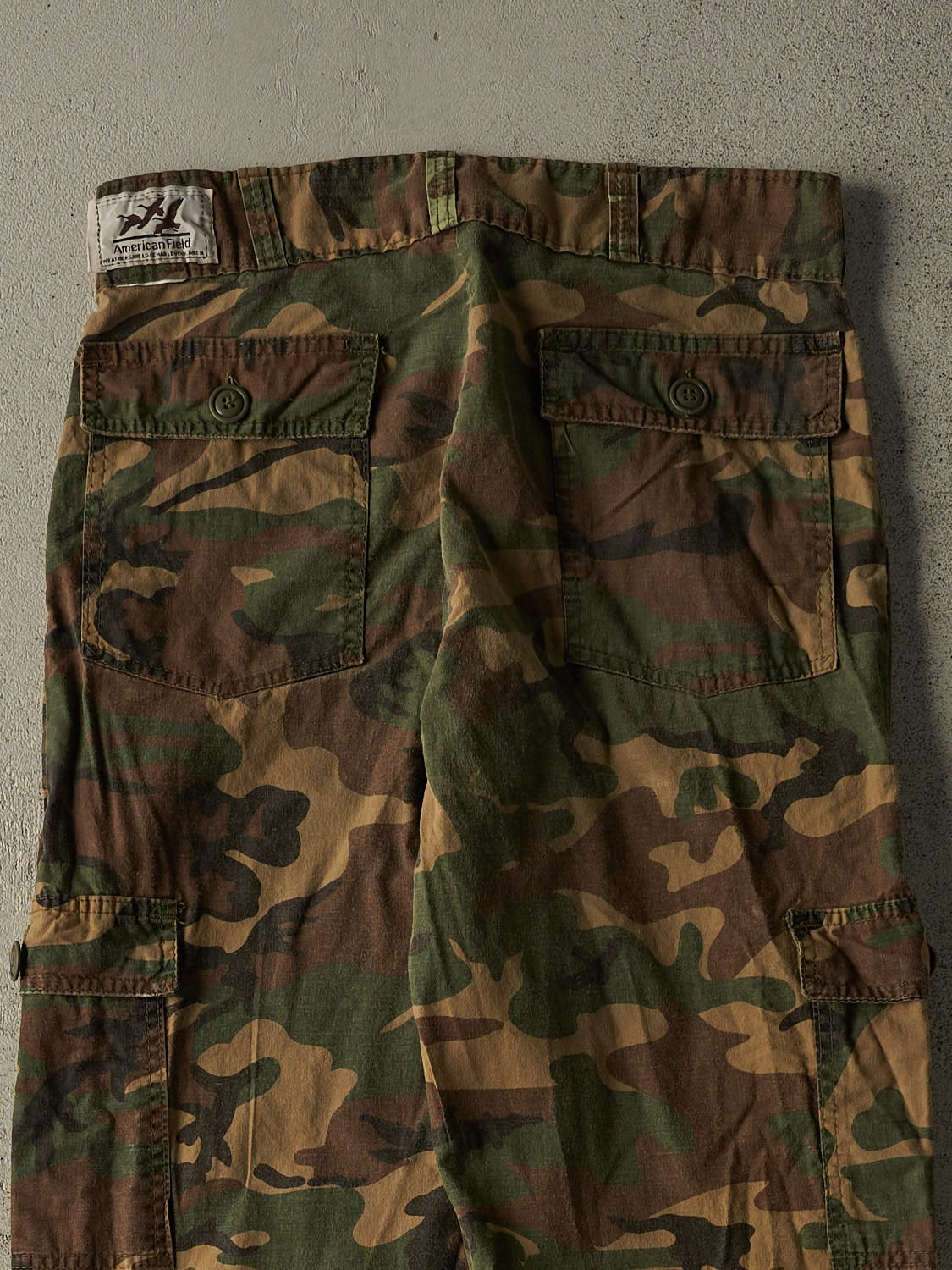 Vintage 90s Camo Cargo Pants (32x30)