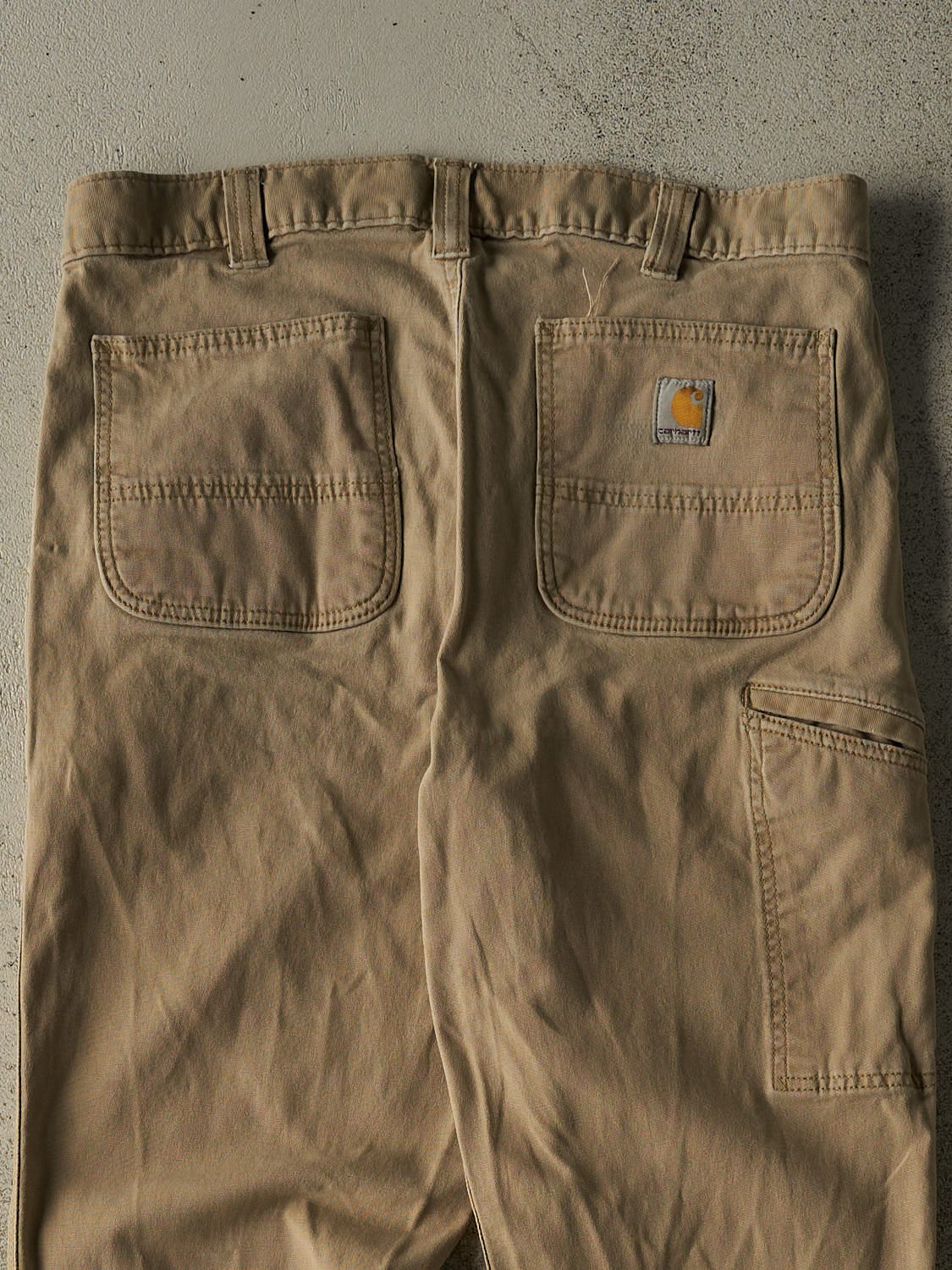 Vintage Y2K Beige Carhartt Work Pants (33x30.5)