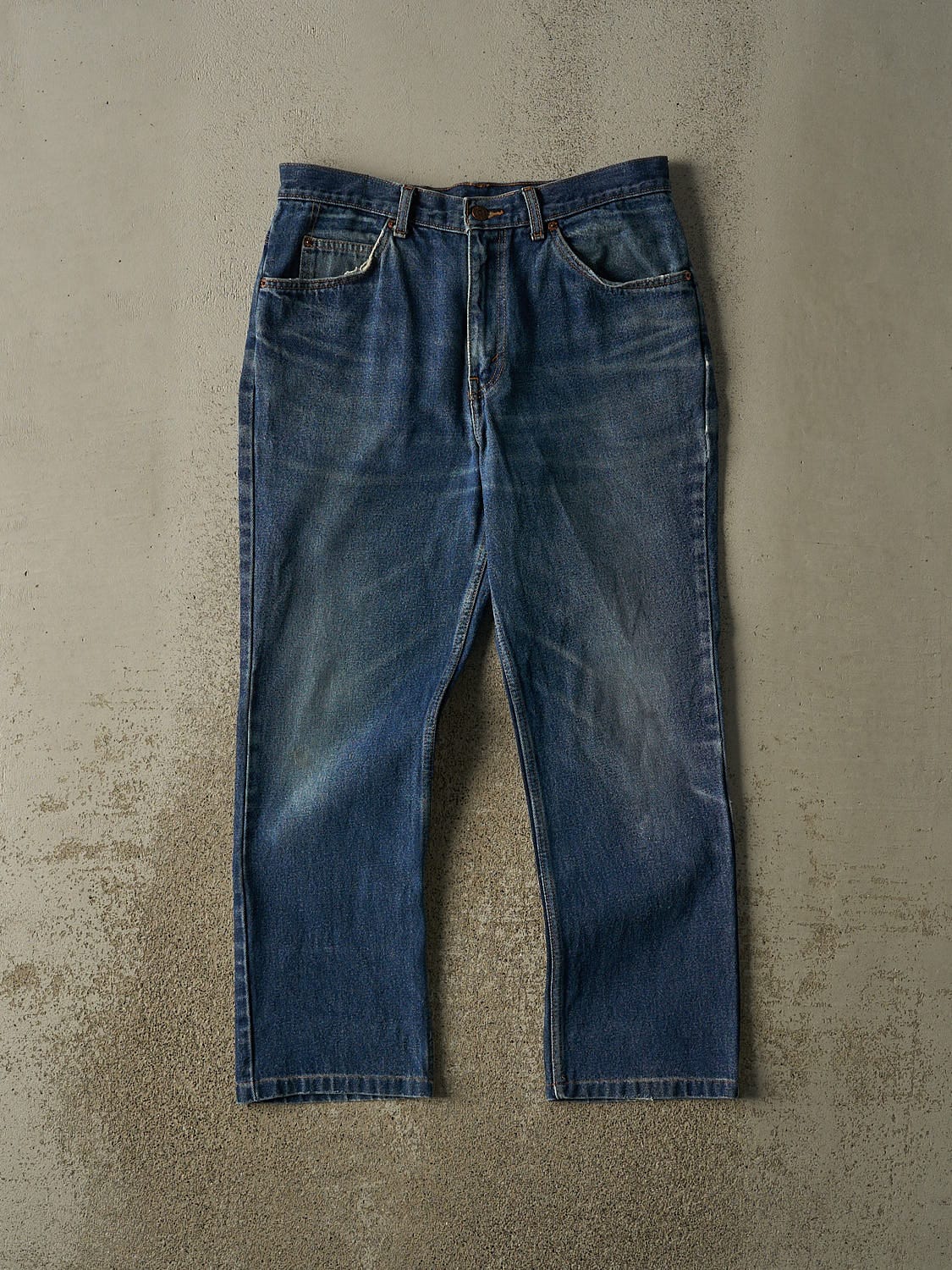 Vintage 80s Dark Wash Levi's Orange Tab Jeans (32x27.5)
