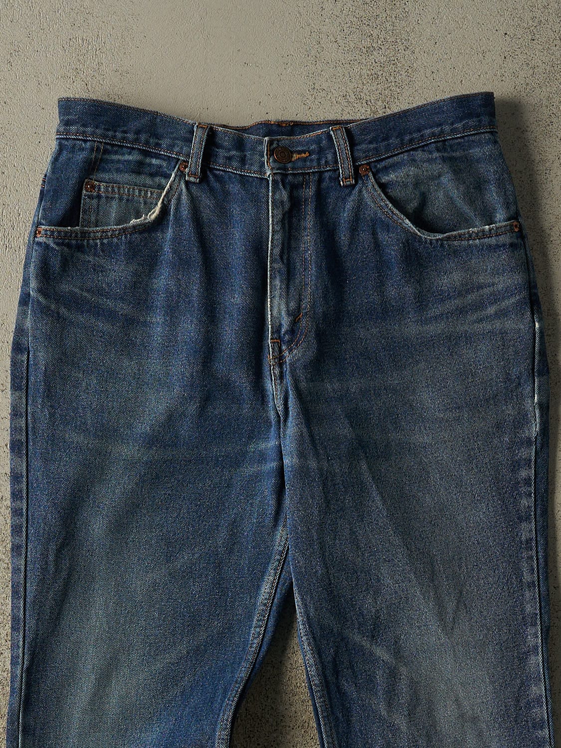 Vintage 80s Dark Wash Levi's Orange Tab Jeans (32x27.5)