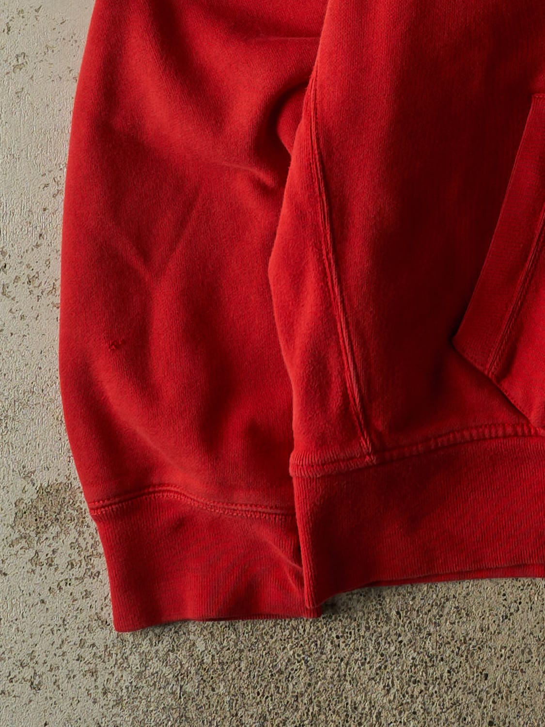 Vintage 08' Red Polo Ralph Lauren US Open Thermal Lined Zip Up  Hoodie (L/XL)