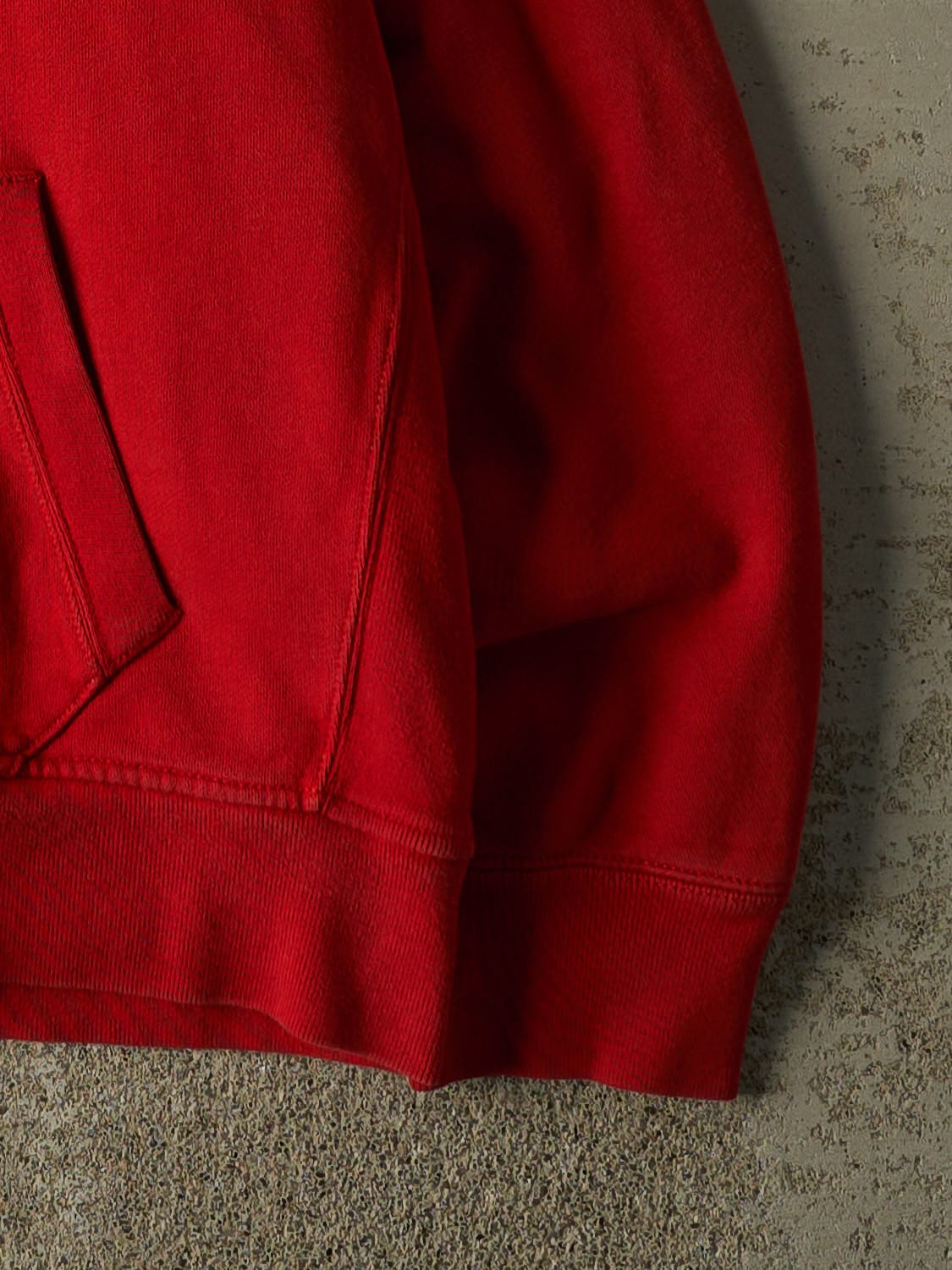 Vintage 08' Red Polo Ralph Lauren US Open Thermal Lined Zip Up  Hoodie (L/XL)
