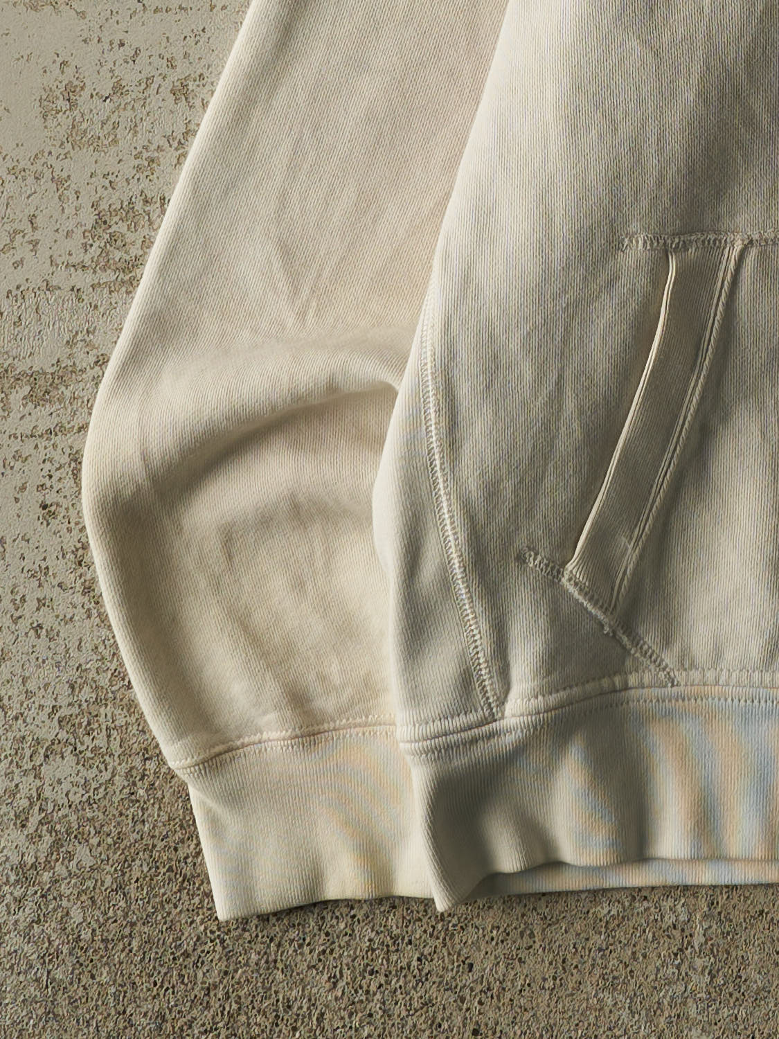 Vintage Y2K Beige Polo Ralph Lauren Zip Up Hoodie (M/L)