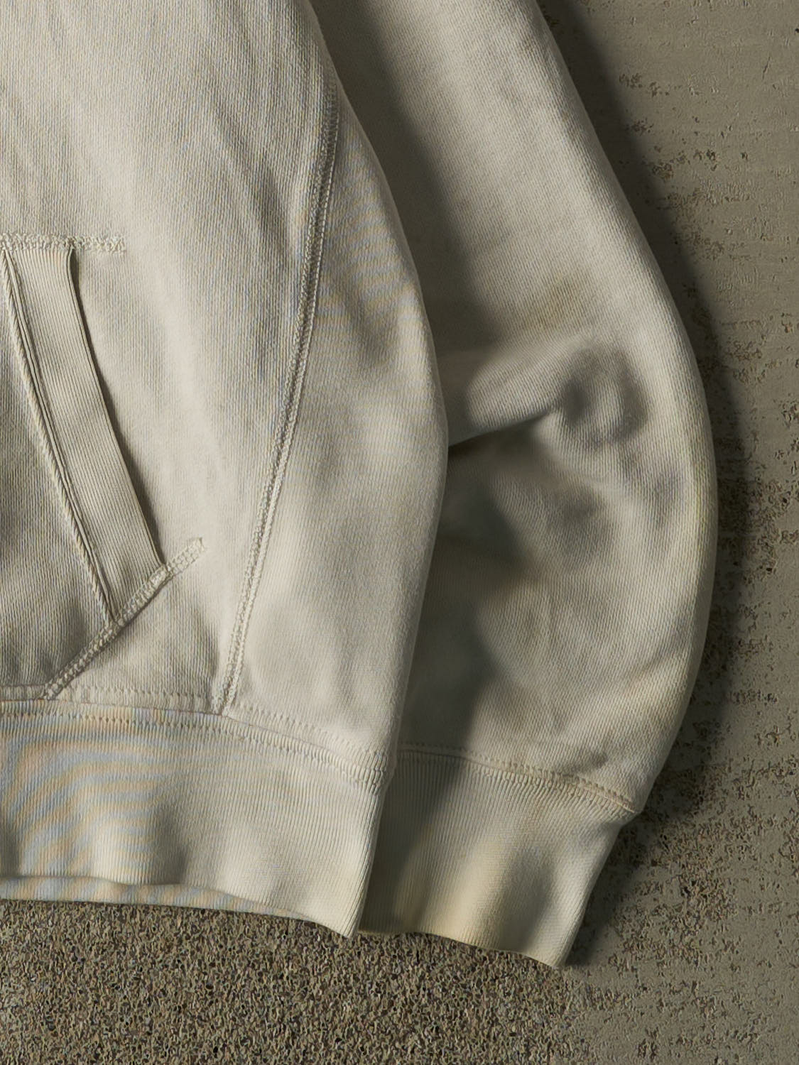 Vintage Y2K Beige Polo Ralph Lauren Zip Up Hoodie (M/L)