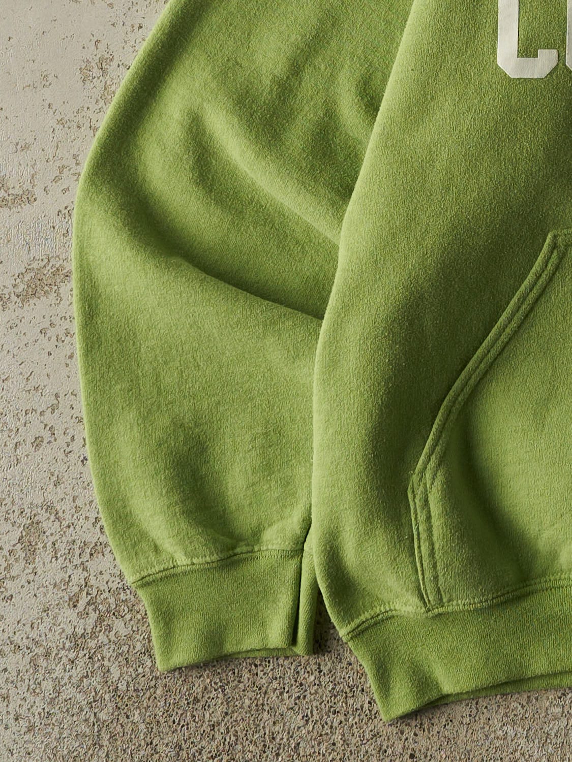 Vintage Y2K Green Grace College Hoodie (M)