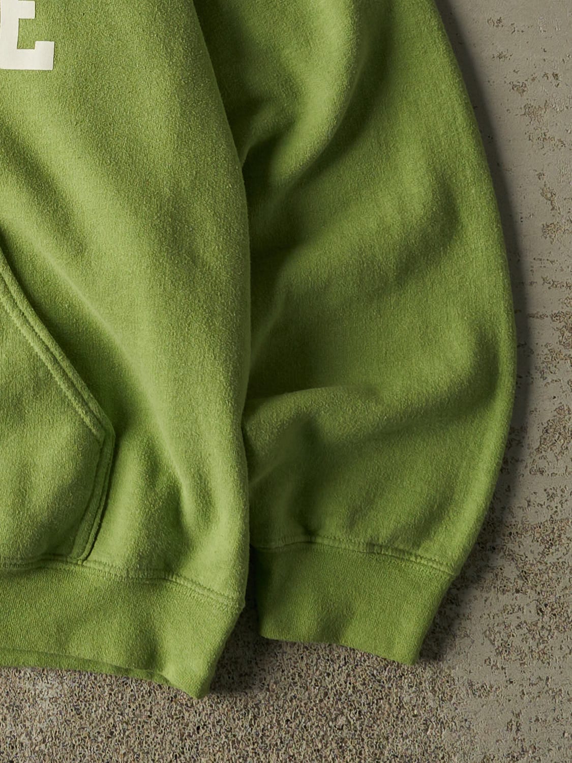 Vintage Y2K Green Grace College Hoodie (M)