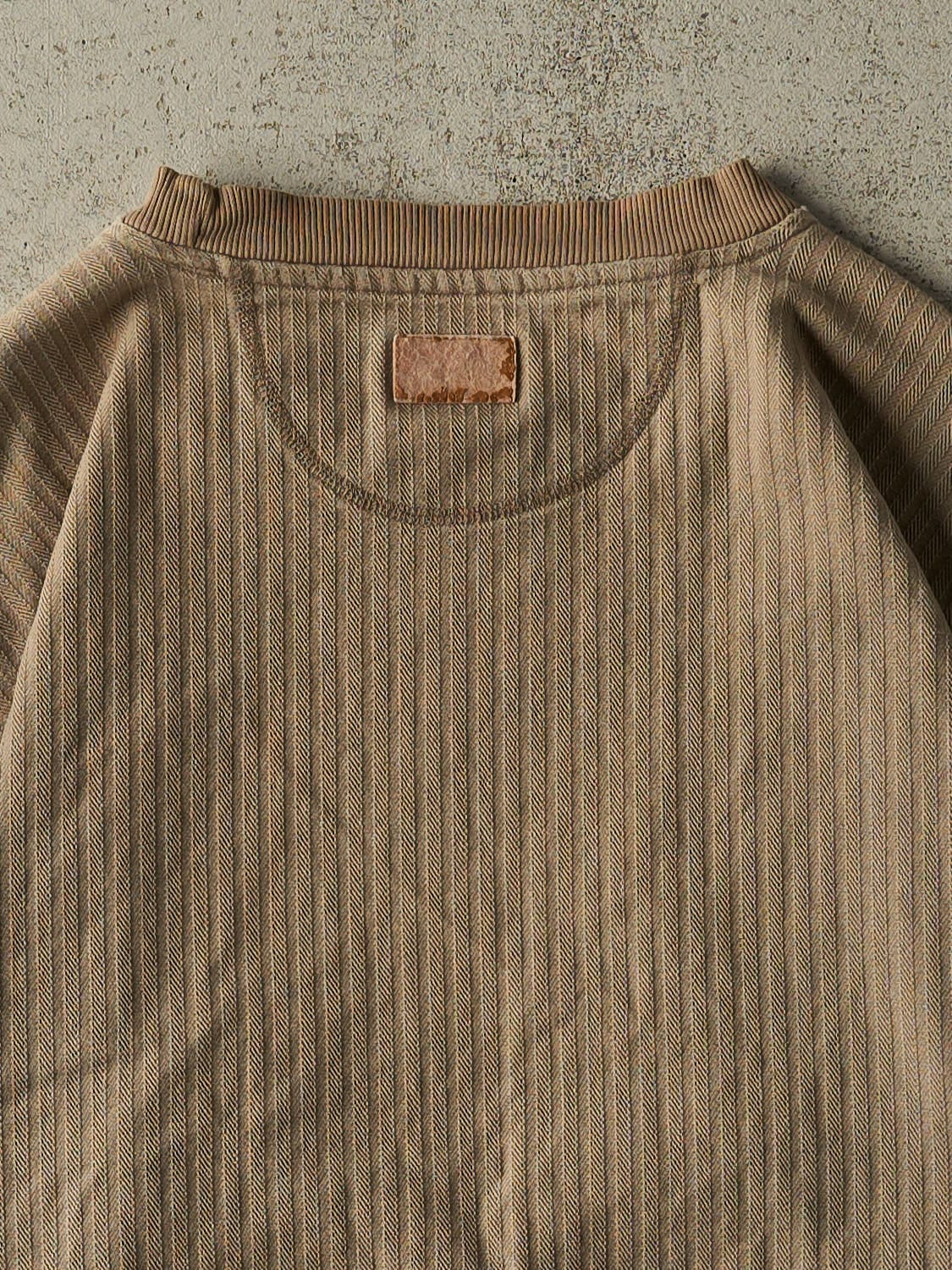 Vintage 90s Brown Mackinac Island Lightweight Crewneck (L)