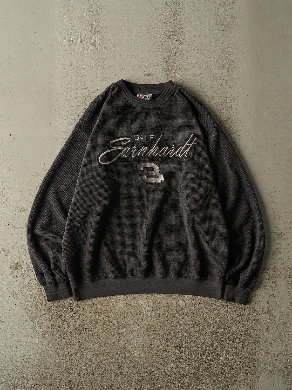 Vintage 90s Charcoal Grey Dale Earnhardt Nascar Crewneck (L/XL)