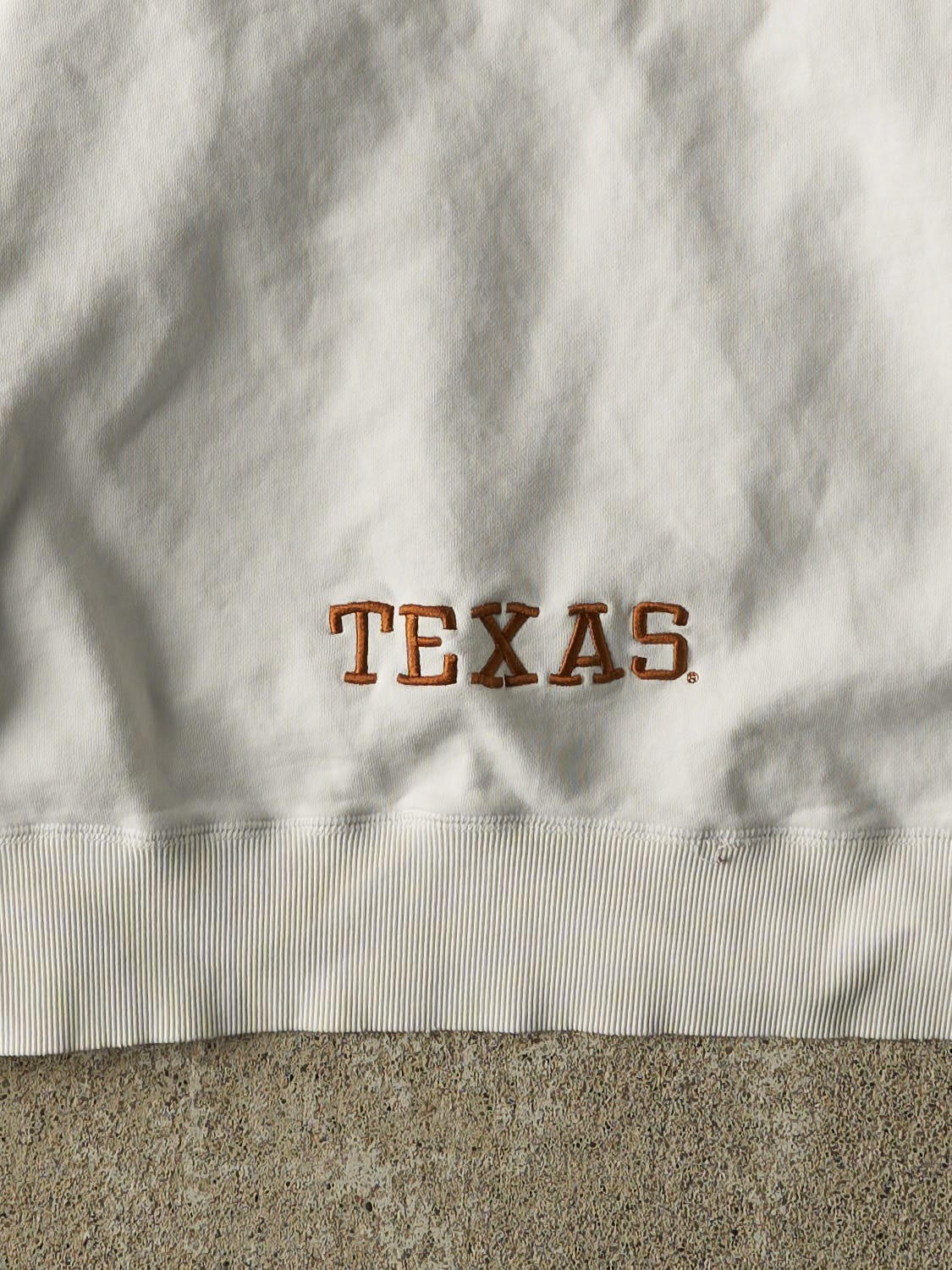 Vintage Y2K White Nike Texas Longhorns Embroidered Hoodie (L)
