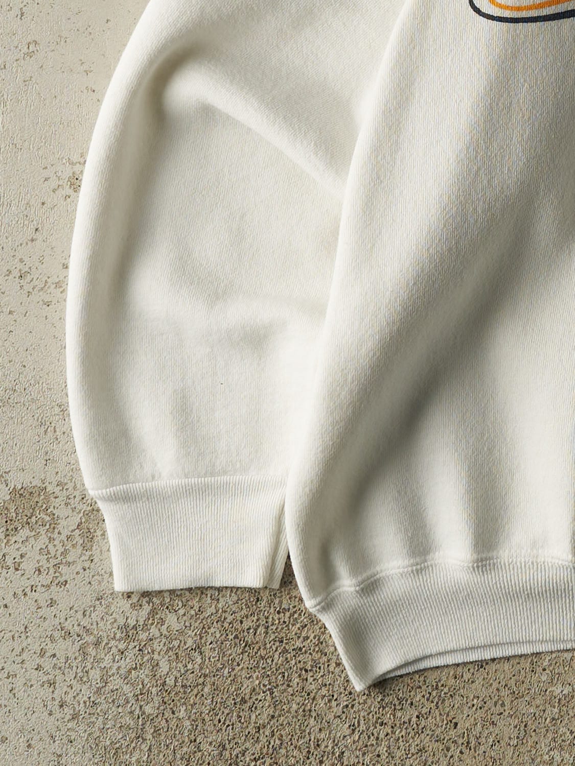 Vintage 80s White University of Notre Dame Crewneck (L/XL)