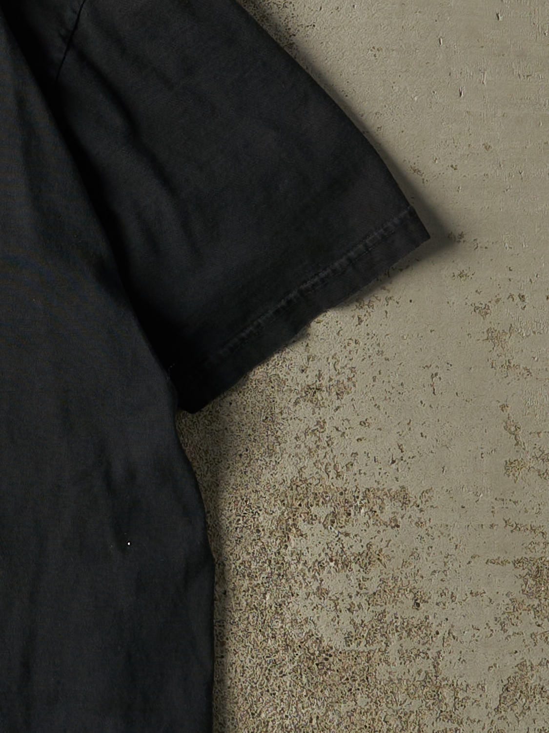 Vintage 90s Black Polo Embroidered Tee (M/L)