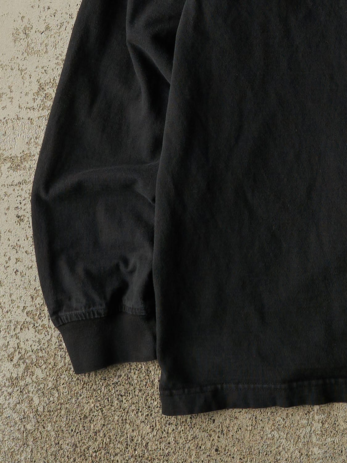 Vintage 90s Black Fubu Embroidered Long Sleeve (L/XL)