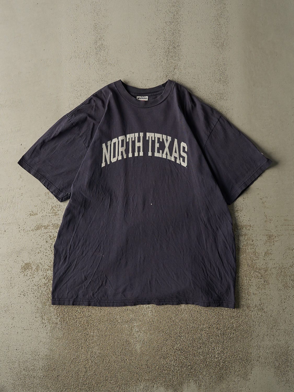 Vintage 90s Navy Blue University of North Texas Tee (XL/XXL)