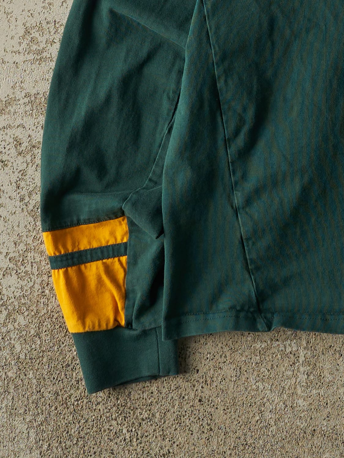 Vintage Y2K Green Asics x South Africa Rugby Quarter Button Long Sleeve (S/M)