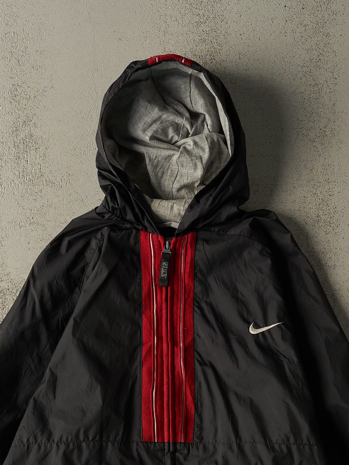 Vintage 90s Black & Red Nike Windbreaker Jacket (L/XL) – Rebalance