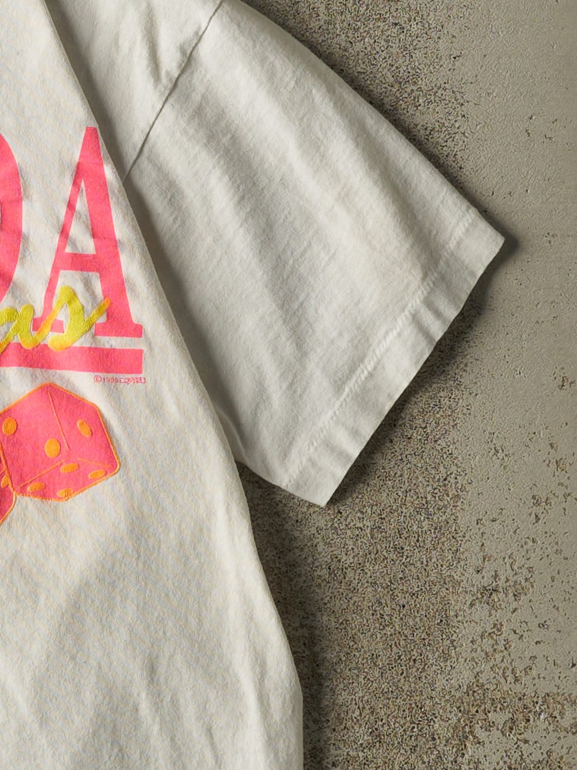 Vintage 95' White Las Vegas Nevada Tee (S/M)