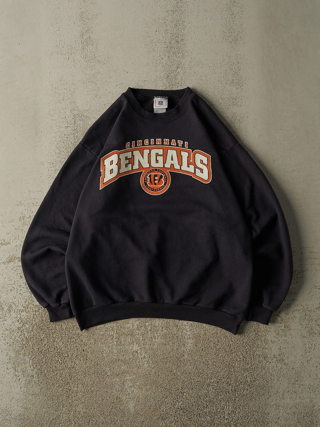 Vintage 90s Black Cincinnati Bengals Crewneck (M)