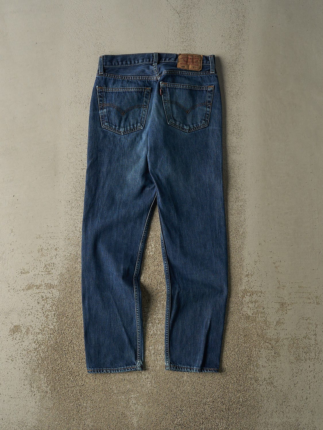 Vintage Y2K Dark Wash Levi's 501 Jeans (29x30.5)