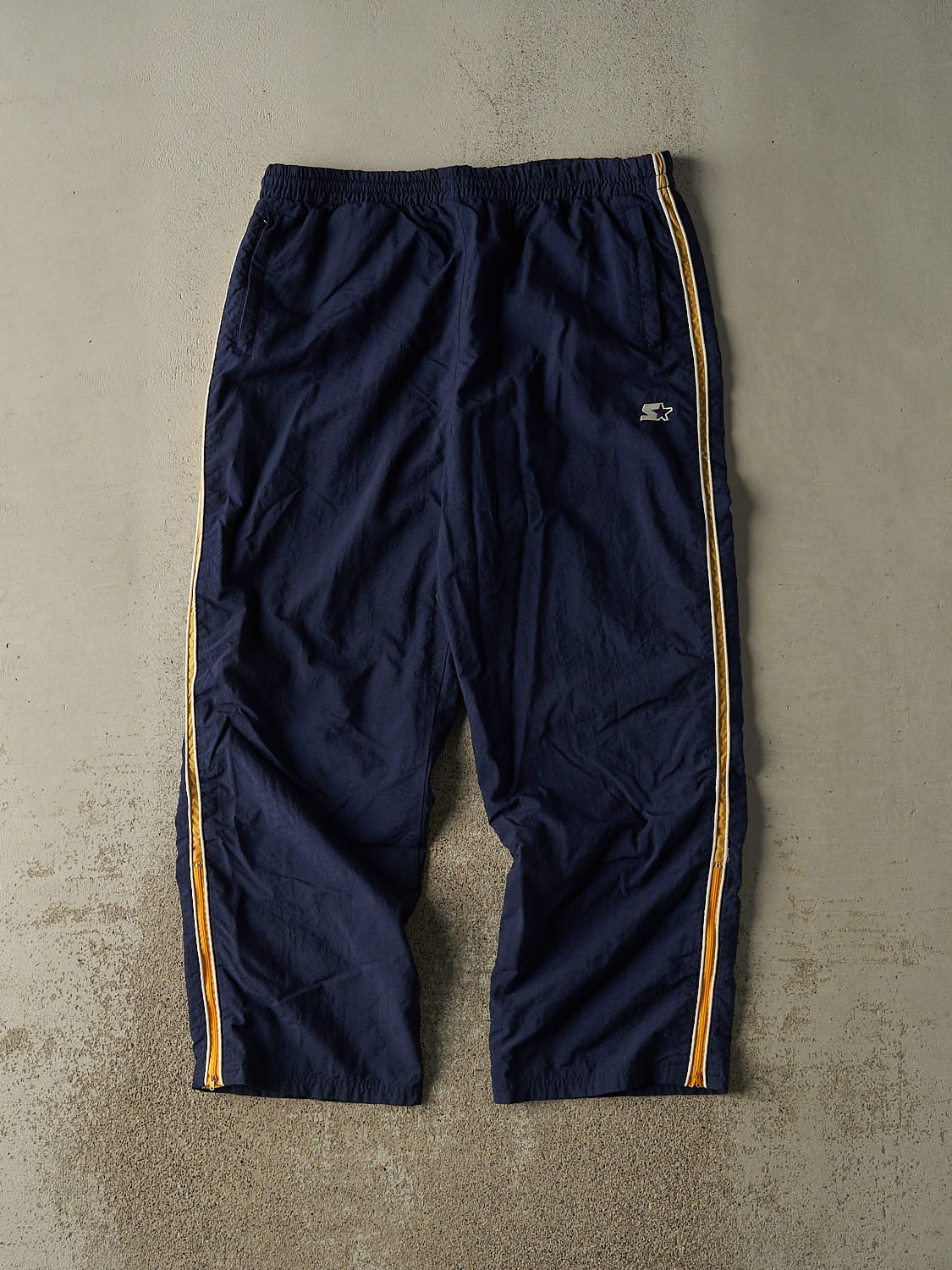 Vintage 90s Navy Blue Starter Track Pants (36x29.5)