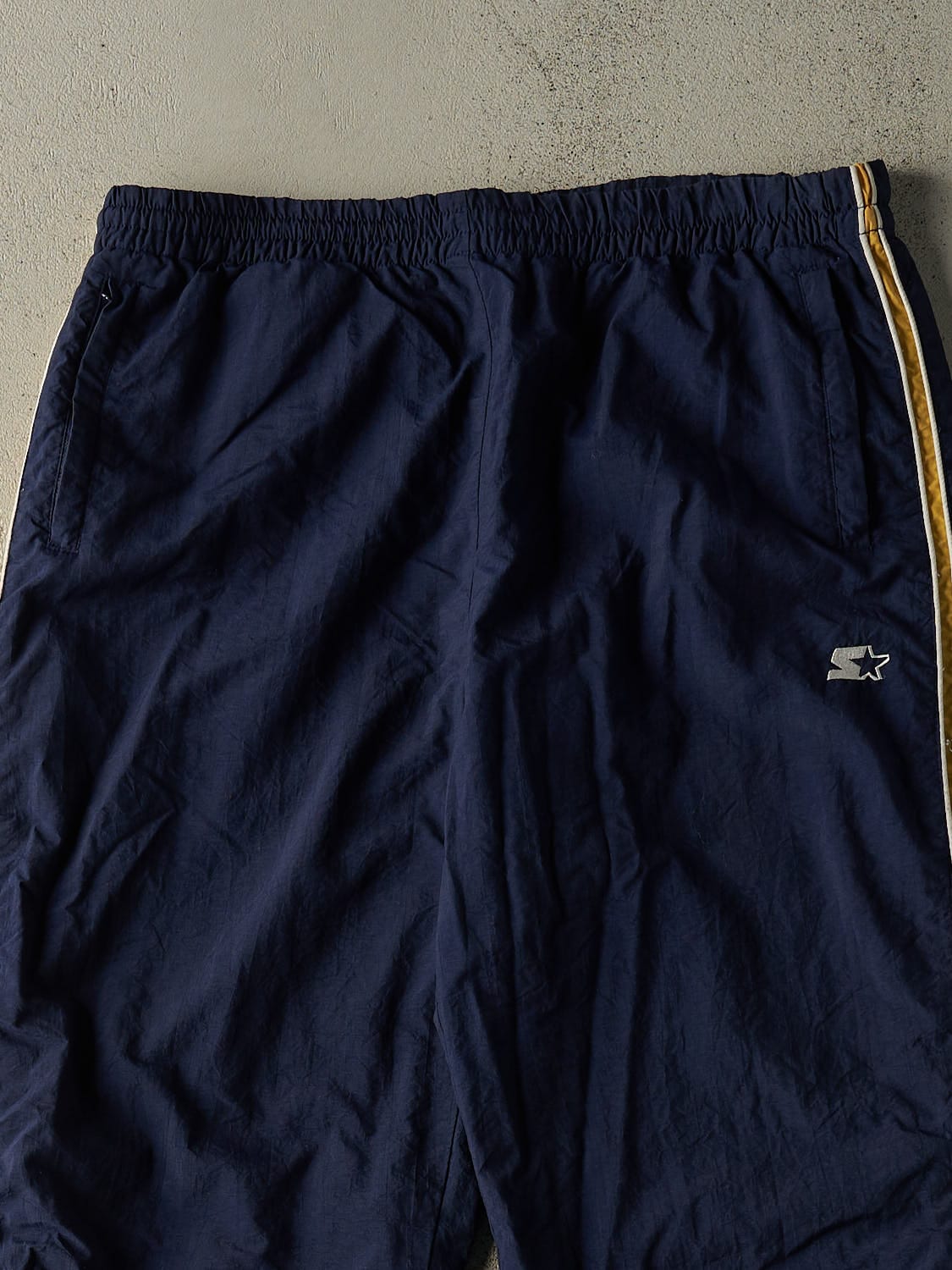Vintage 90s Navy Blue Starter Track Pants (36x29.5)