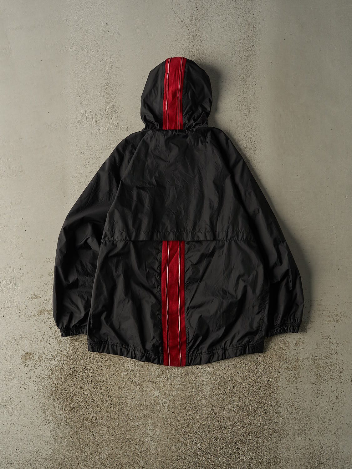 Vintage 90s Black & Red Nike Windbreaker Jacket (L/XL)