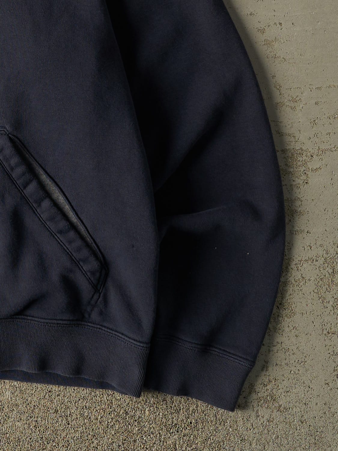 Vintage Y2K Navy Blue Nike Zip Up Hoodie (M/L)