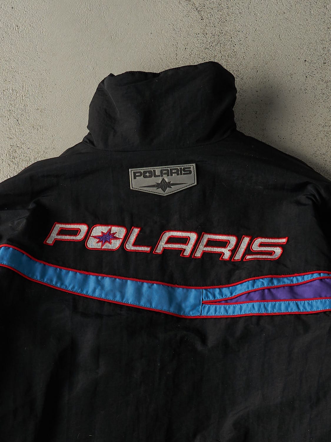 Vintage 90s Black Polaris Racing Jacket (L/XL)