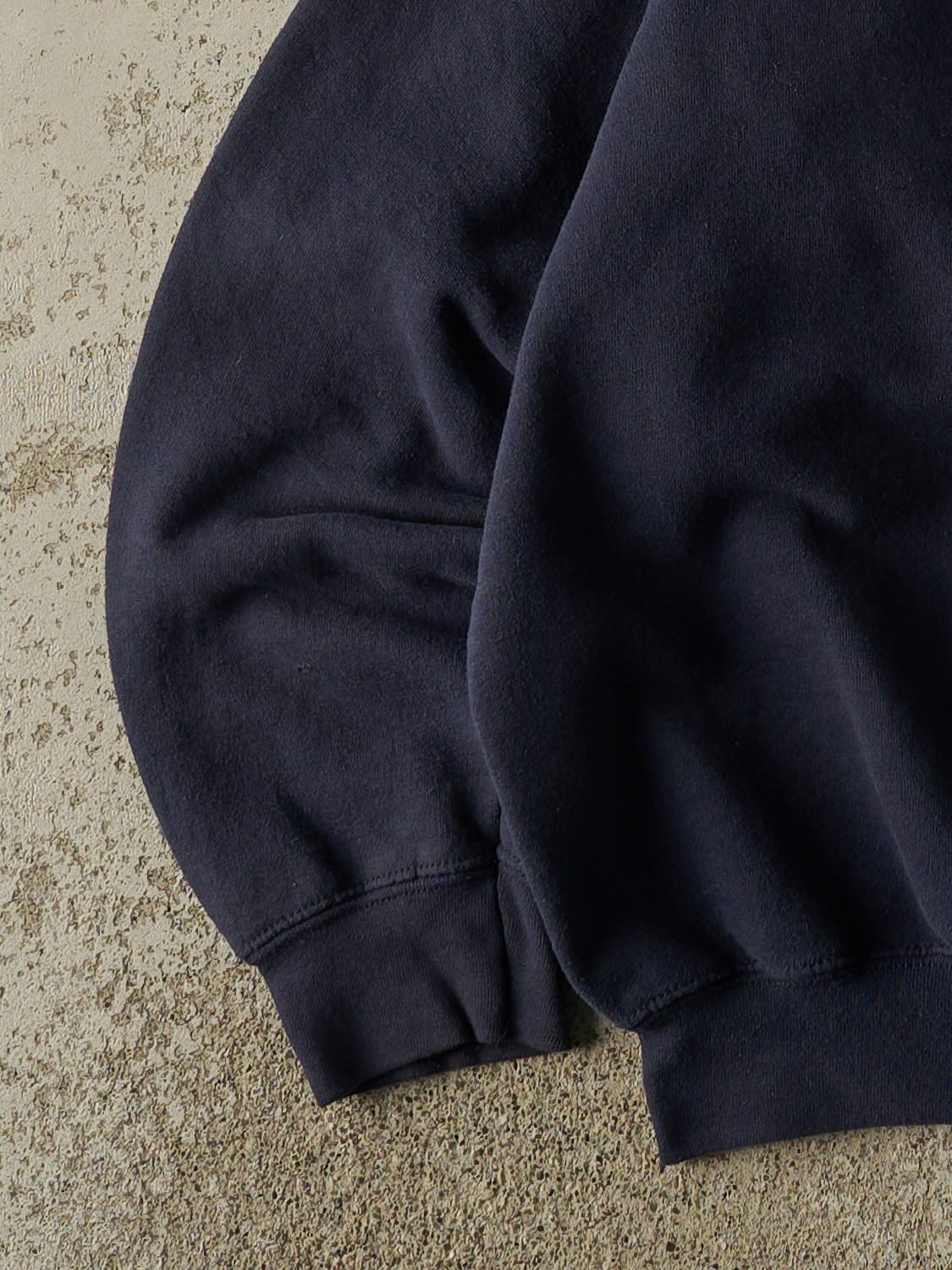 Vintage Y2K Navy Blue Embroidered Crewneck (L)