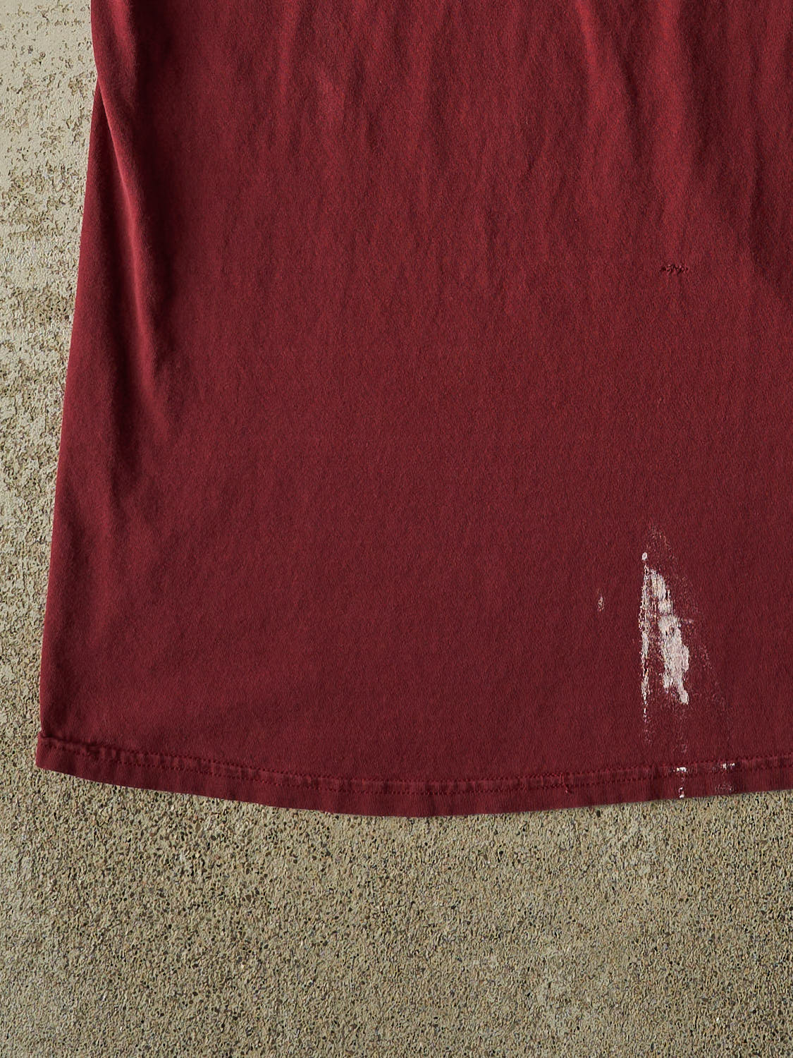 Vintage Y2K Burgundy "I Am 2 Blessed To Be Stressed" Tee (XL/XXL)
