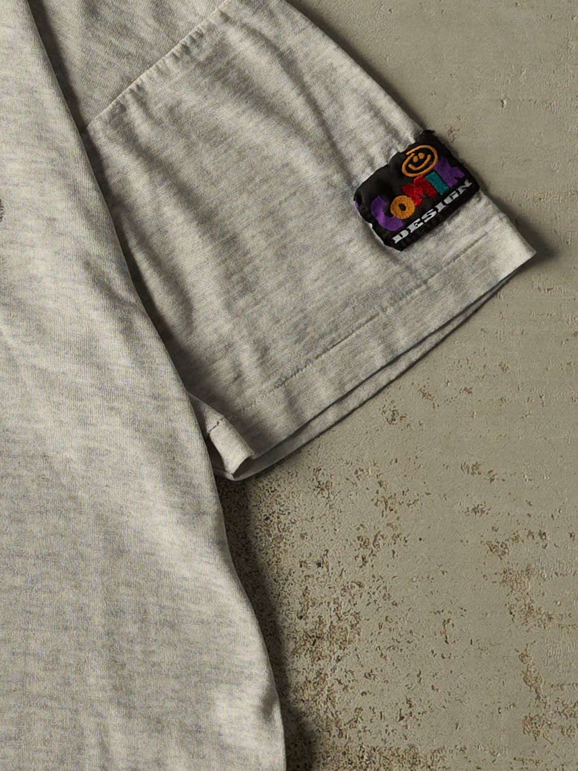 Vintage 90s Heather Grey "Everybody Believes In Something" Single Stitch Tee (XL)