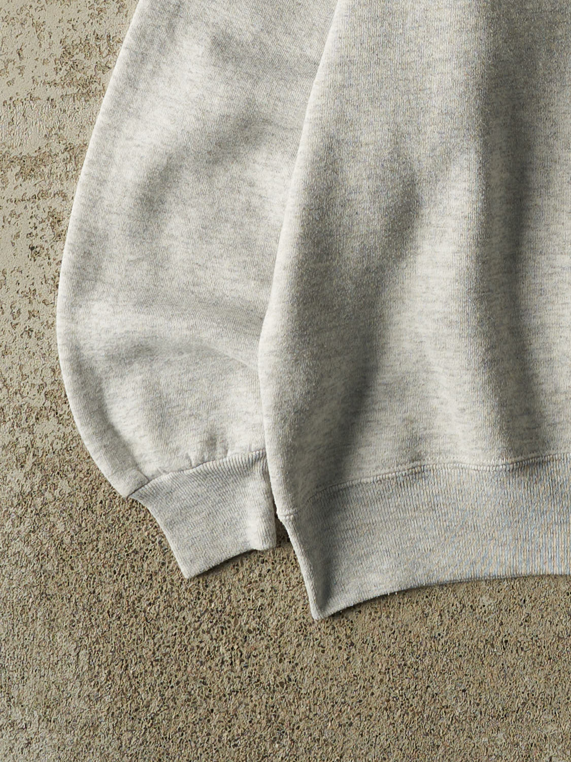 Vintage 90s Heather Grey Russell Athletic "Born To Be Hugged" Crewneck (L/XL)