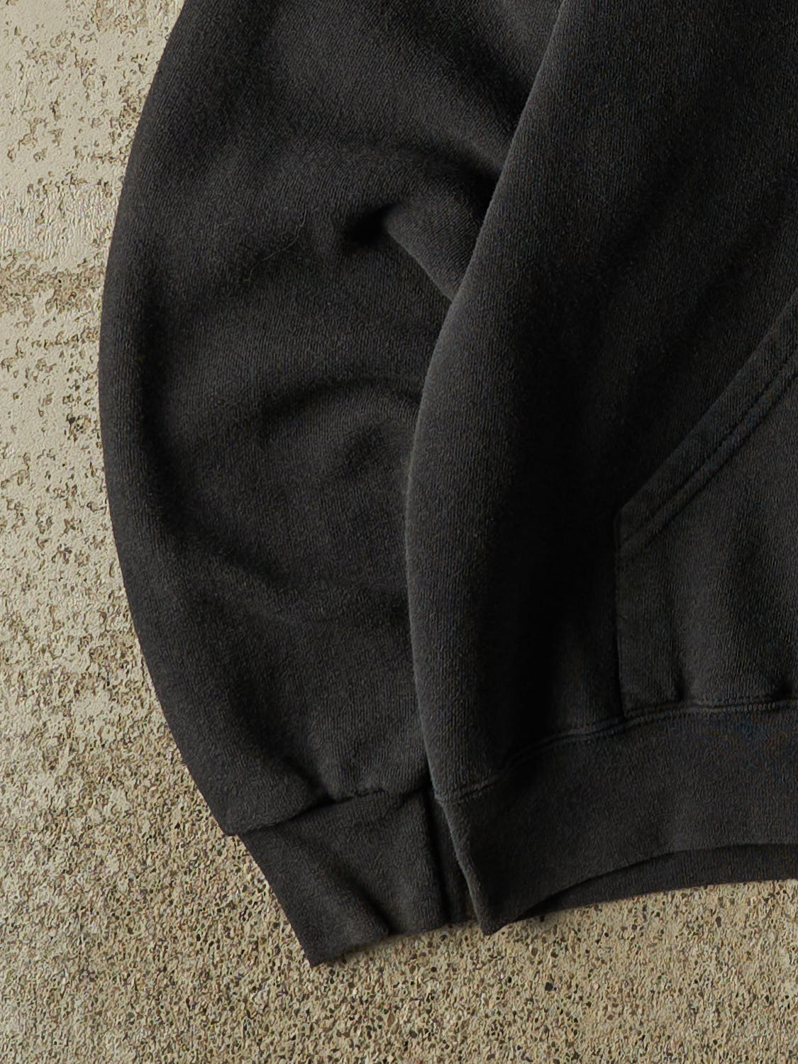 Vintage 90s Faded Black Summit Lake Zip Up Hoodie (S)