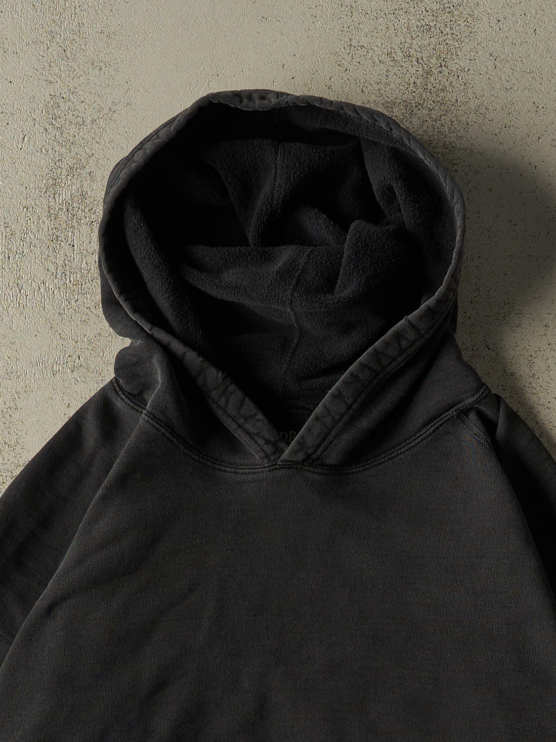 Vintage Y2K Faded Black Wind River Blank Hoodie (XL/XXL)