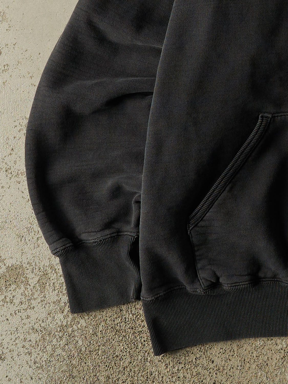Vintage Y2K Faded Black Wind River Blank Hoodie (XL/XXL)