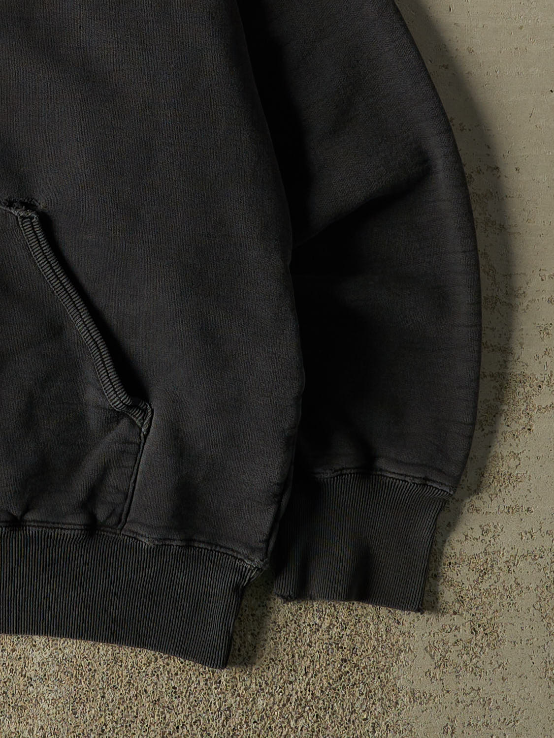Vintage Y2K Faded Black Wind River Blank Hoodie (XL/XXL)