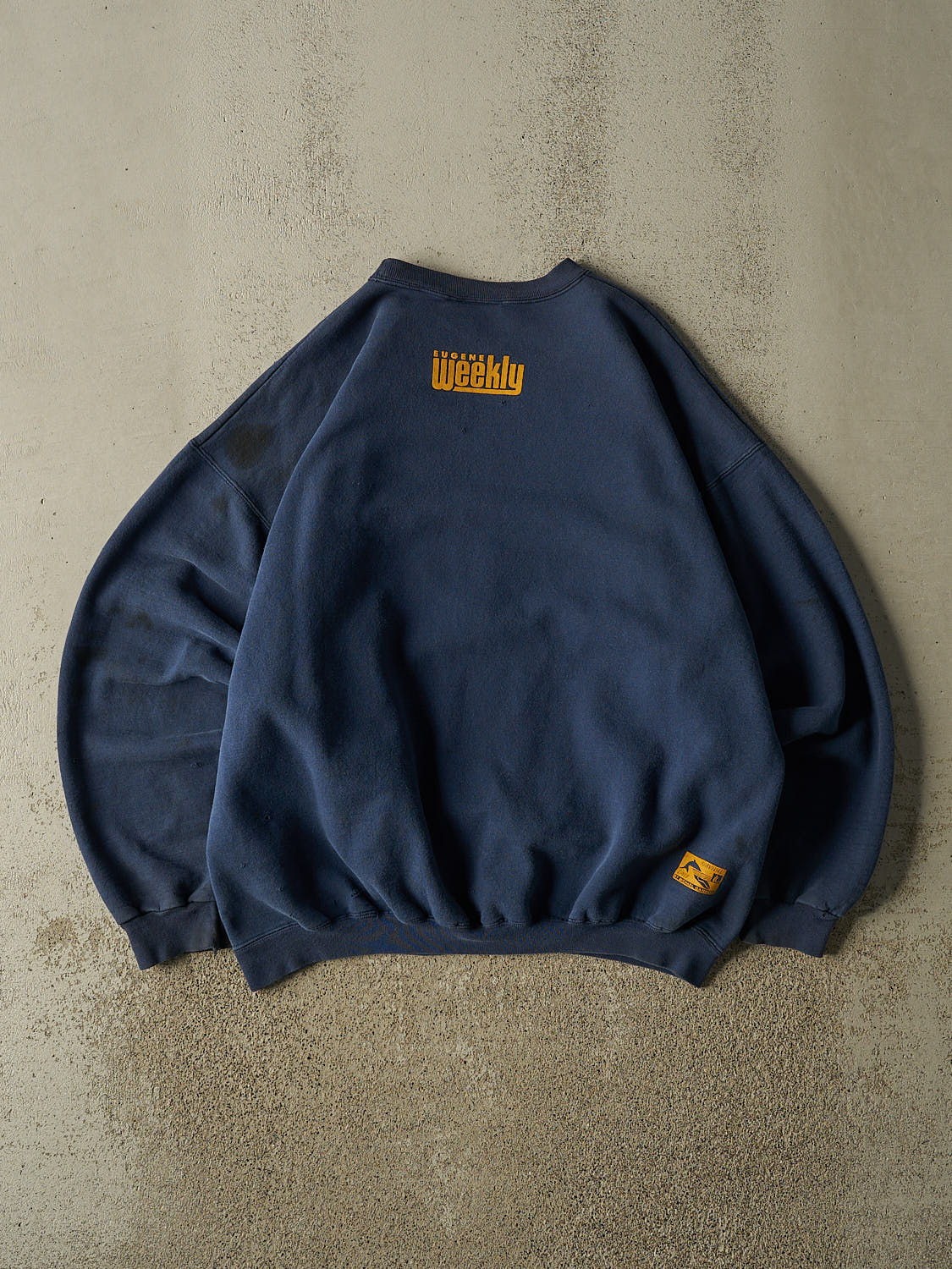 Vintage 90s Navy Blue Eugene Ems Crewneck (XL)